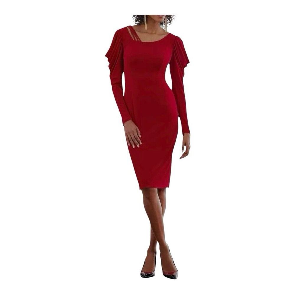 Elegant Red Women's Dress
